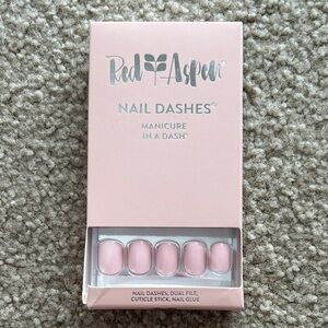 Red Aspen Pink Nail Dashes